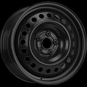 Штампованные диски 7x17 5/114,3 Magnetto Wheels 17000 AM Черный ET45 DIA66,1 0