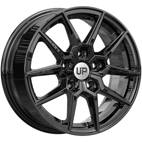 Литые диски 6.5x15 5/114,3 Wheels UP Up117 New Black ET39 DIA60,1 0