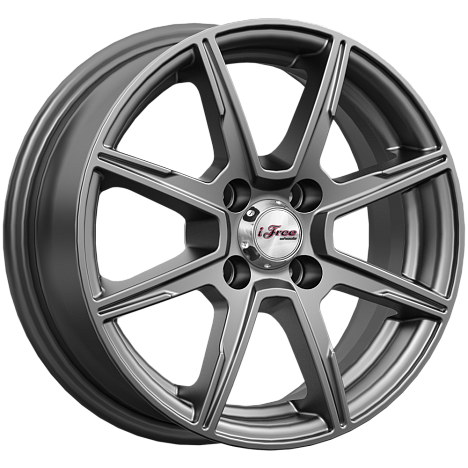 Литые диски 5.5x14 4/98 iFree Майами Лайт Хай Вэй Графитовый ET35 DIA58,5 0