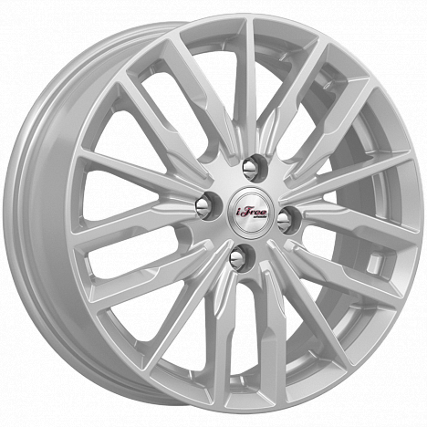 Литые диски 6x16 4/98 iFree Миконос Серый тёмный глянцевый ET33 DIA58,5 0